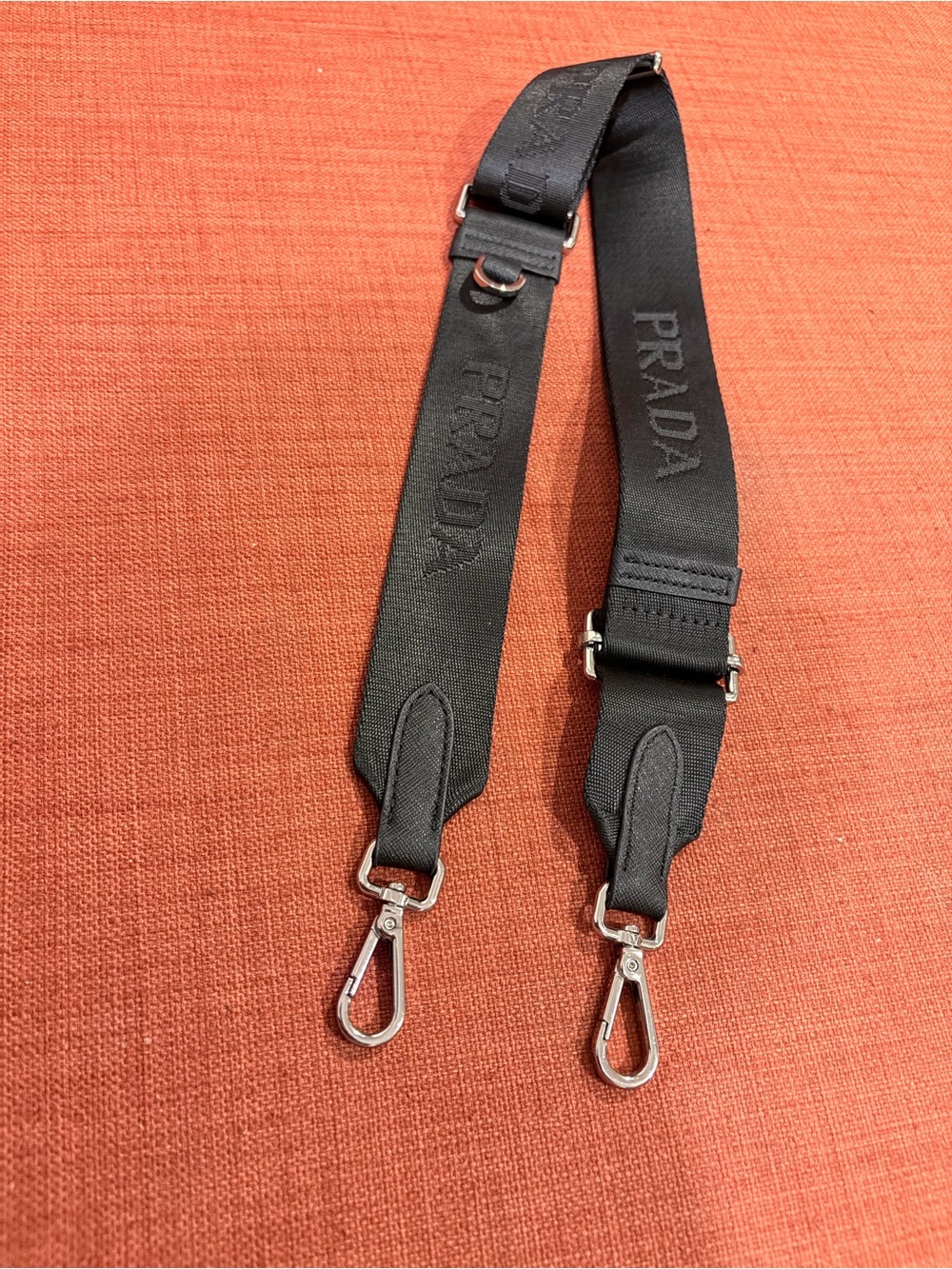 Prada black Adjustable Crossbody Strap for Men